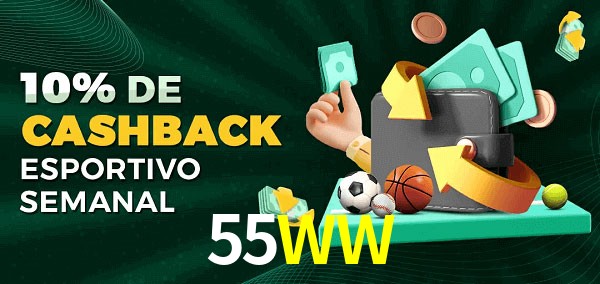 10% de bônus de cashback na 55WW