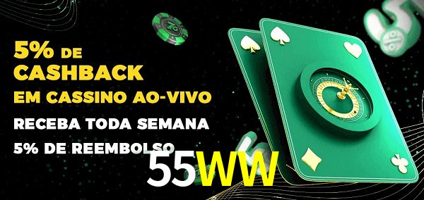 Promoções do cassino ao Vivo 55WW